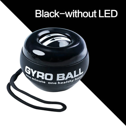 LED Wrist Power Trainer Ball Self-Starting Gyro Ball Power Ball Arm Hand Muscle Force Fitness Exercise Equipment Strengthener